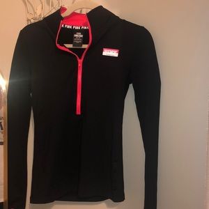 Pink half zip